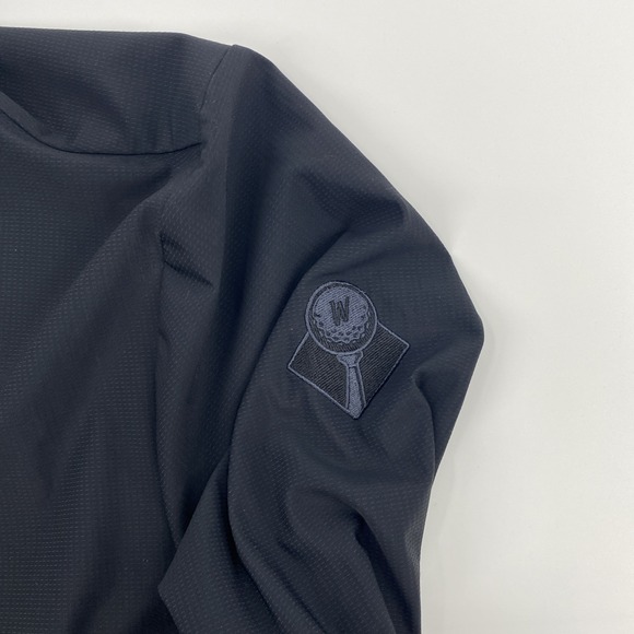 Johnnie O Jacket Mens XXL Black Marshall Performance Hoodie Golf Windbreaker 2XL - Picture 5 of 16